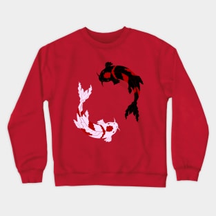 koi fishes ying-yang Crewneck Sweatshirt